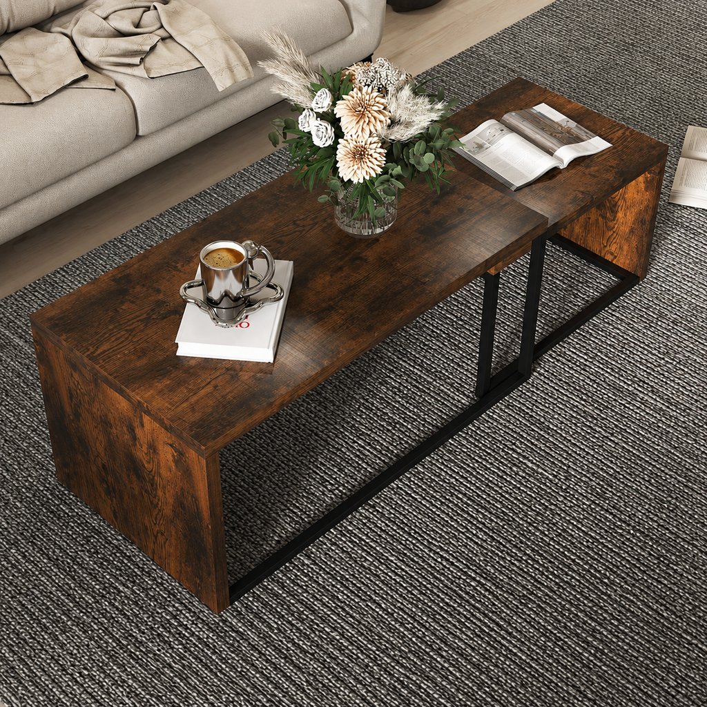 Ensemble de 2 Tables Basses Haut de Gamme