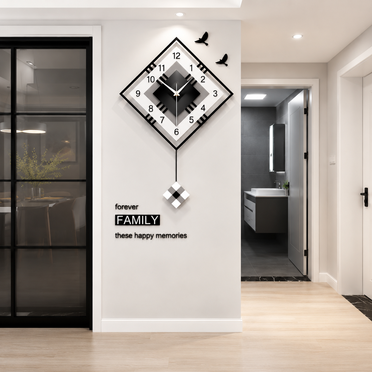Horloge Murale Design Moderne Vintage