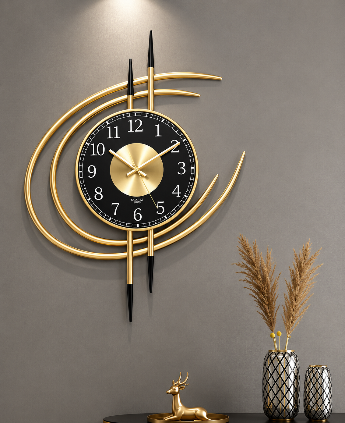Horloge Murale Design Saturne