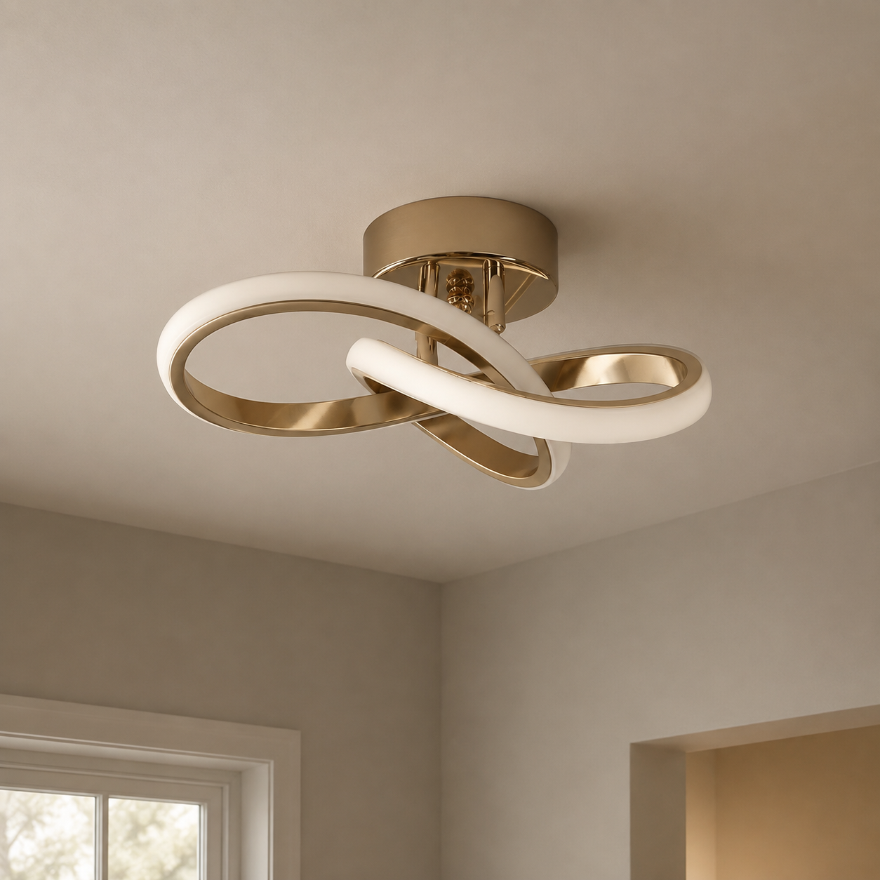 Plafonnier LED Moderne 22W – Aluminium Premium