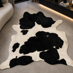 Tapis en Cuir de Vache Véritable