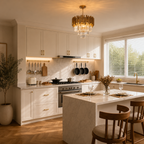 Lustre Moderne Rond en Cristal