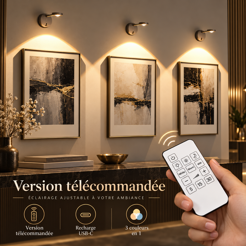 Veilleuse LED Sans Fil avec Détecteur de Mouvement – Rechargeable USB