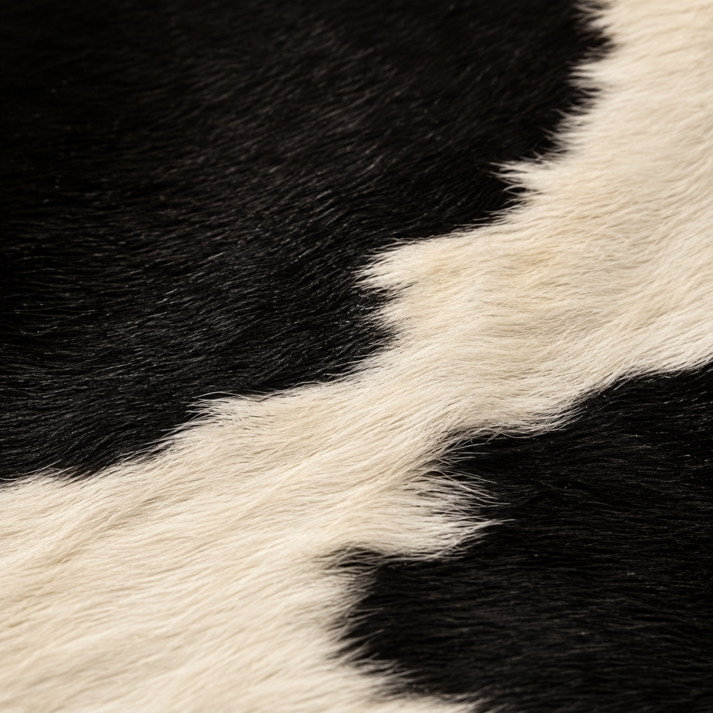 Tapis en Cuir de Vache Véritable