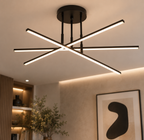 Lustre LED Moderne à Éclairage 3 Couleurs