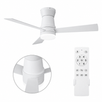 Ventilateur Luminaire de Plafond LED 132 cm – 6 Vitesses & Télécommande