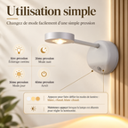 Veilleuse LED Sans Fil avec Détecteur de Mouvement – Rechargeable USB