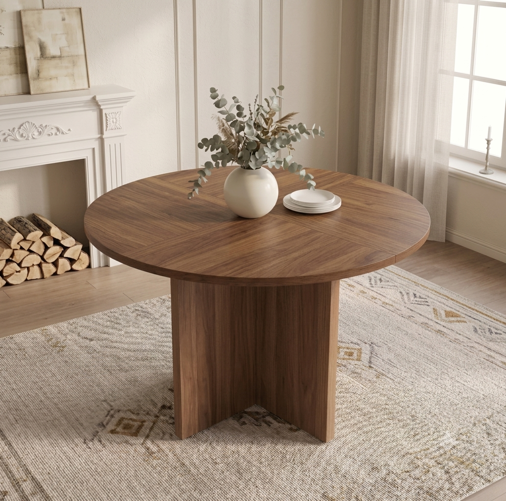 Table à Manger Ronde Scandinave Premium