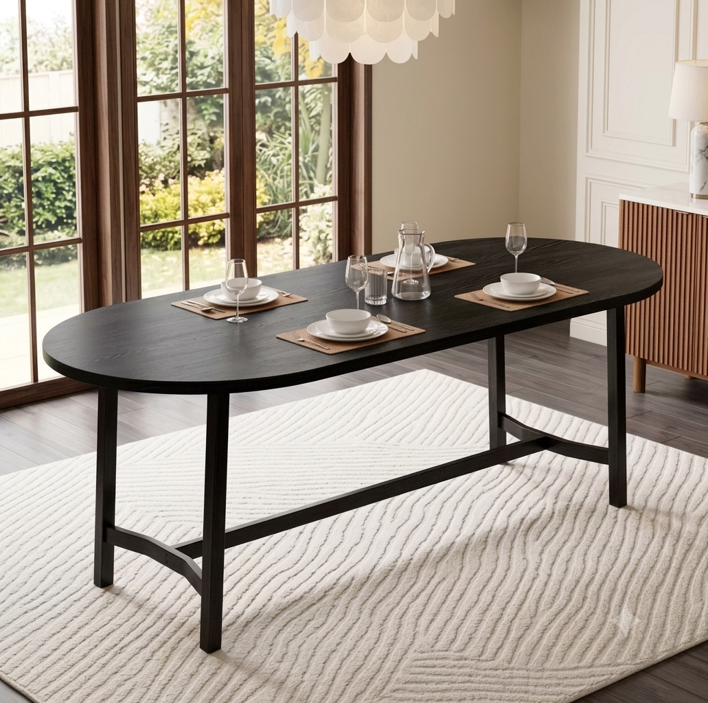 Table à Manger Haut de Gamme Arrondis