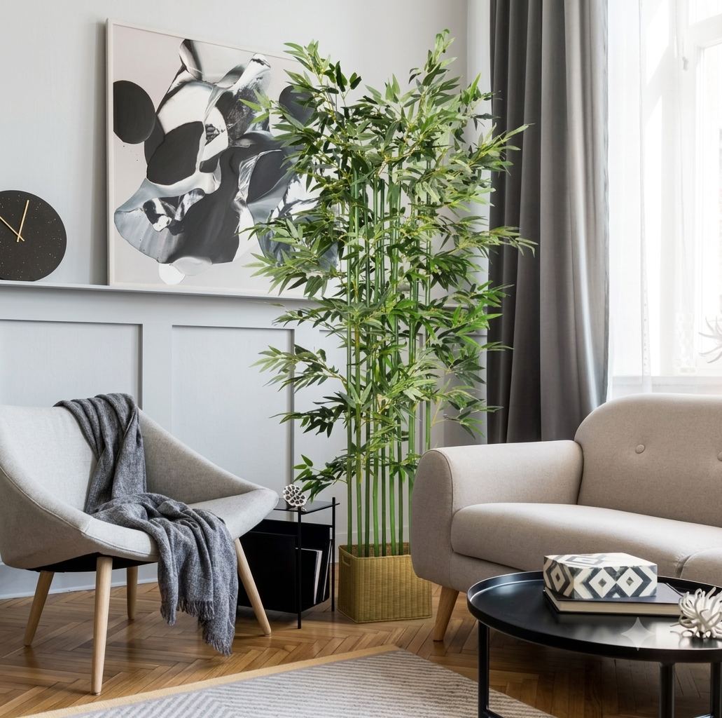 Plante de Bambou Artificielle Haut de Gamme 180 cm