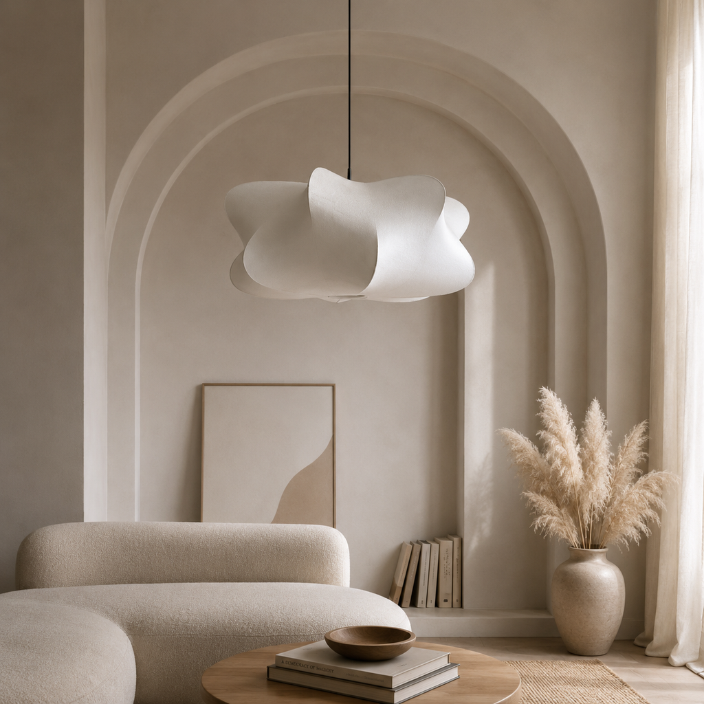 Lustre Suspendu en Soie