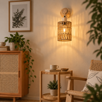 Applique Murale en Corde de Chanvre – Charme Naturel & Champêtre