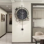 Horloge Murale Nordique en Bois