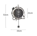 Horloge Murale Nordique en Bois