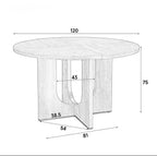 Table à Manger Ronde Scandinave Minimaliste