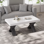 Table Basse Rectangulaire Moderne Brillante
