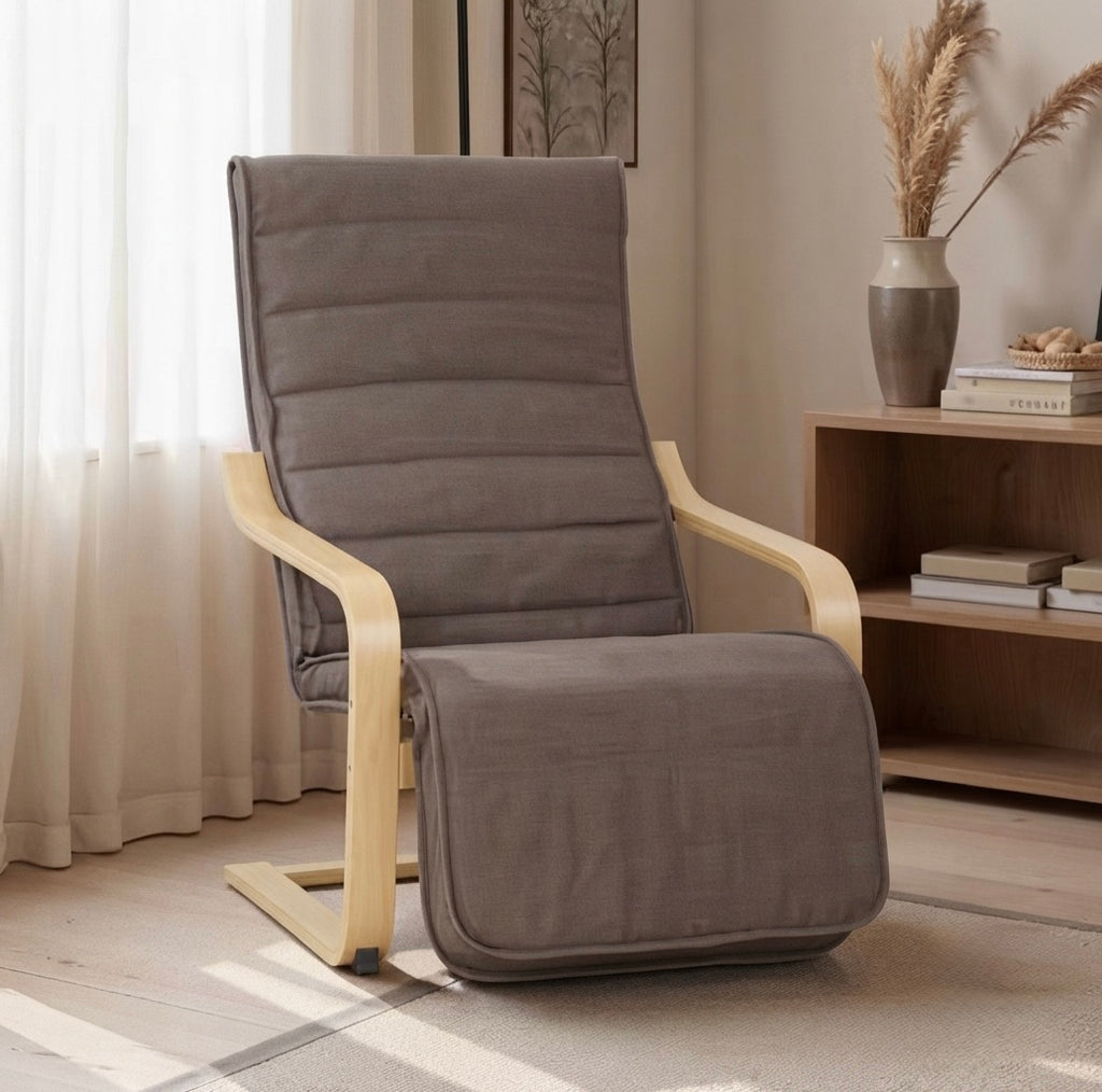 Fauteuil Relax Haut de Gamme avec Repose-Pieds Réglable