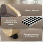 Fauteuil Relax Haut de Gamme avec Repose-Pieds Réglable