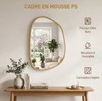 Miroir Mural Asymétrique Haut de Gamme