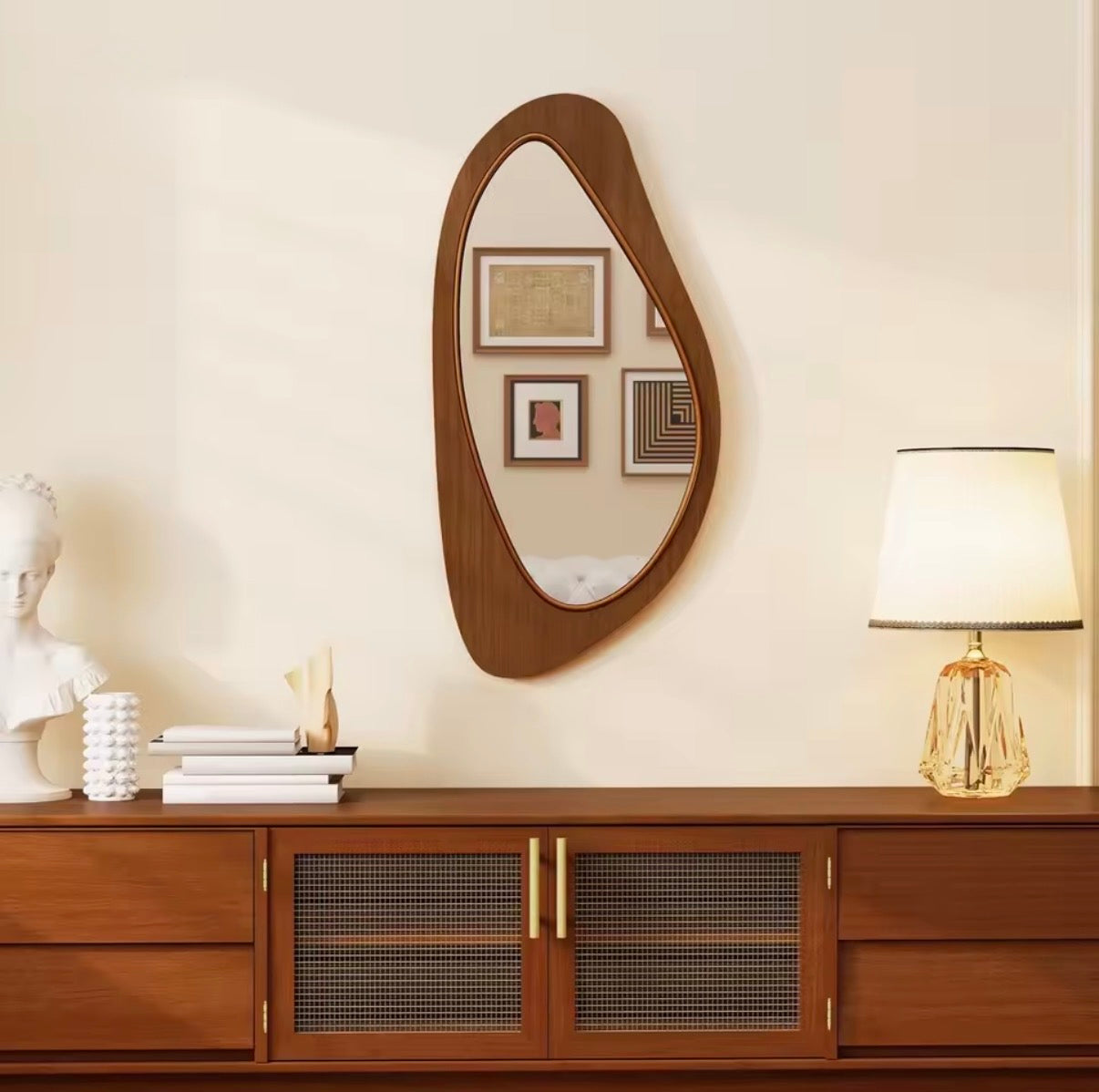 Miroir Mural Asymétrique Haut de Gamme
