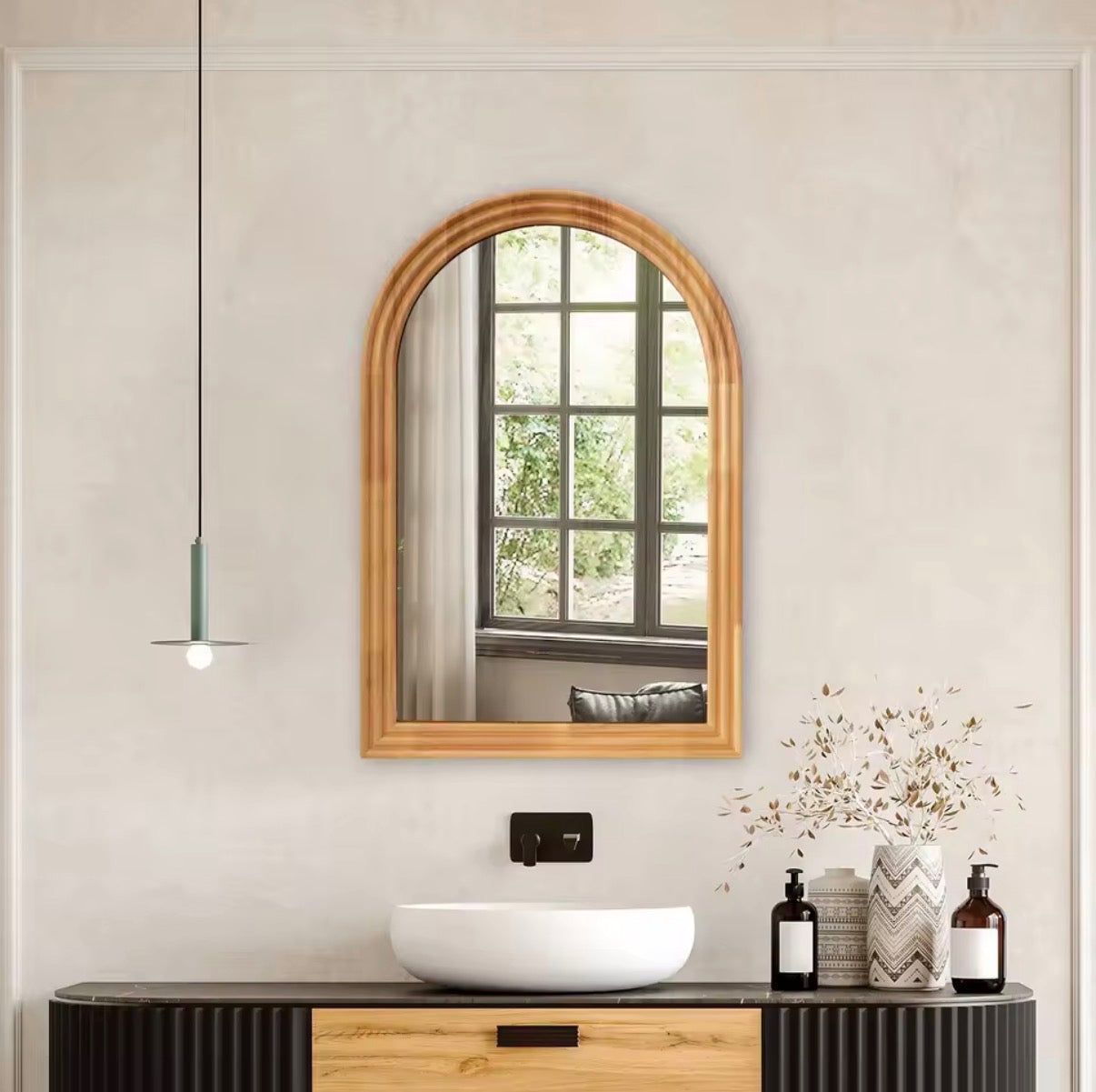 Miroir Mural en Arche Haut de Gamme