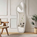 Miroir Pleine Longueur Haut de Gamme – Design Dauphin Irrégulier & Effet Haute Définition
