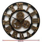 Horloge Murale Industrielle Rétro